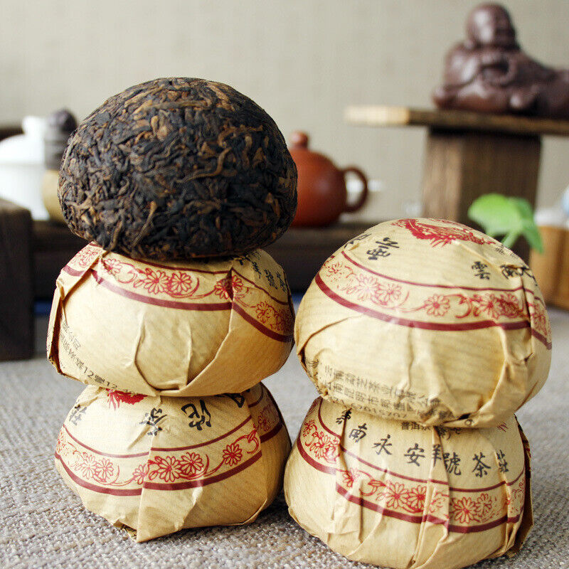 HelloYoung 100g Yunnan Phoenix Tuocha Pu'er ripe tea Golden Bud Tuo black tea leaves
