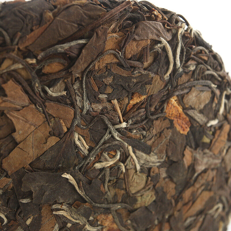 厂家直销2014年福鼎白茶陈皮寿眉茶饼高山日晒茶叶批发350g