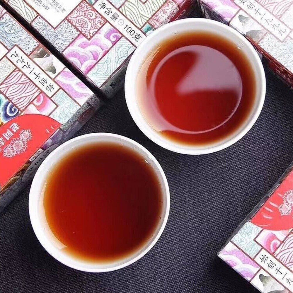 2019 HAIWAN Old Comrade Yunnan Laotongzhi Pu'er Tea 100g Loose Tea Puer Tea Ripe Main image