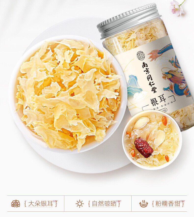 40g Tremella Suppe Kräuter-Tremella Gefriergetrockneter weißer Pilz