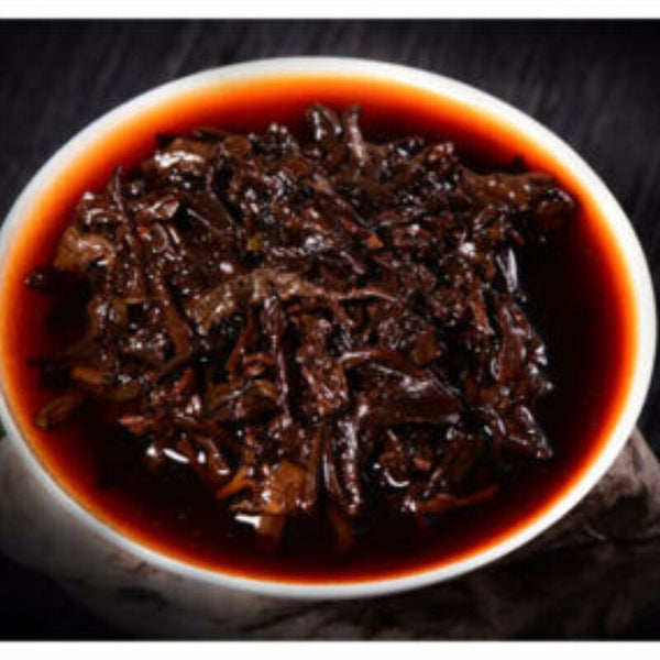 Ripe Pu-erh Heaven Earth Menghai Royal Golden Buds Old Arbor King Tea 357g