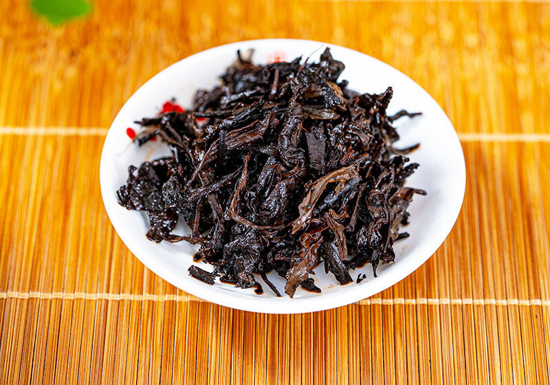 250g Menghai Banzhang Yunnan Pu'er Tea Aged Brick Ripe Cake Old Brick Tea