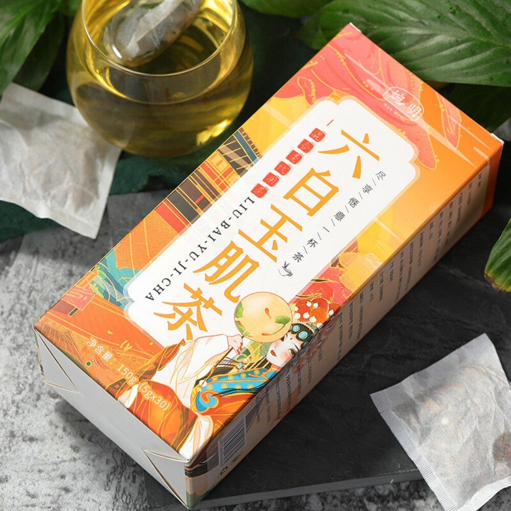 Liu Bai Yu Ji Herbal Tea 150g 30 Bags Wellness Blend Main image