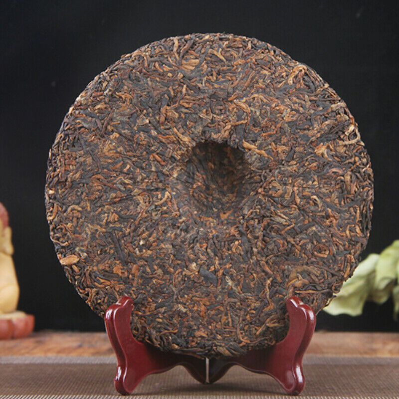 HelloYoung Pure Spring Tea Pu-Erh Ripe Tea Cake Chinese Black Tea Health Care Puer Tea 357g Main image