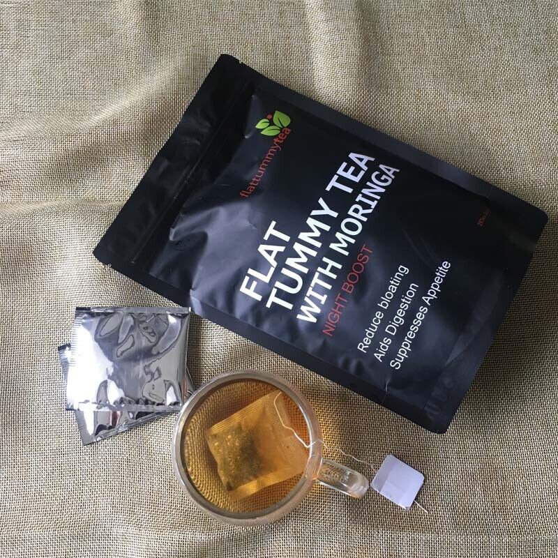 All Natural Flat Tummy Tea with Moringa Herbal Tea 3g*28 bags