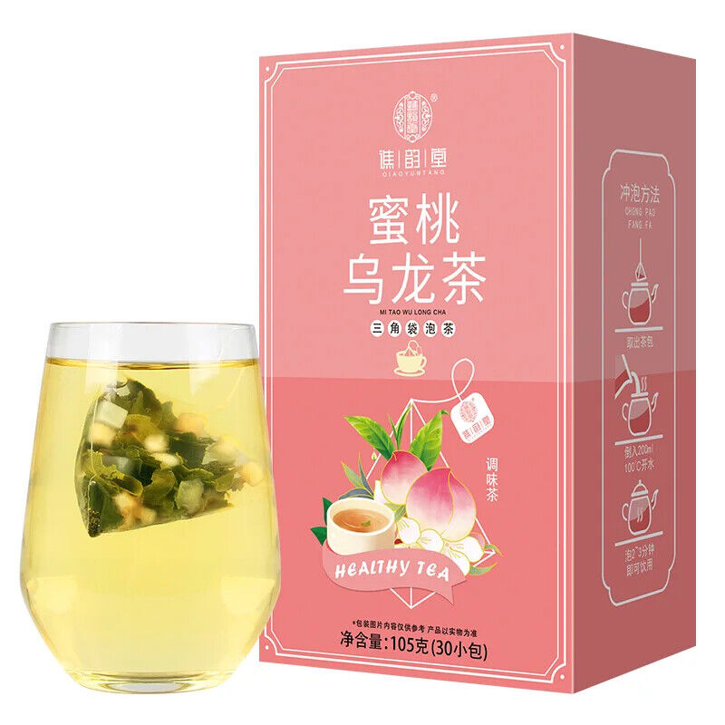 Honey Peach Oolong Tea Healthy Herb Tea Bag 150g/30 Bags Main image