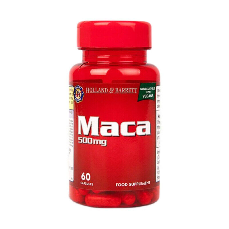 60 HB Maca Powder Capsules for Male Vitality 60 Pills/ Bottle