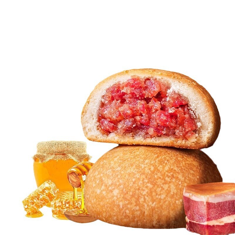 Traditional Yunnan Cloud Ham Mooncakes – Buckwheat Mid-Autumn Festival Gift Box Main image