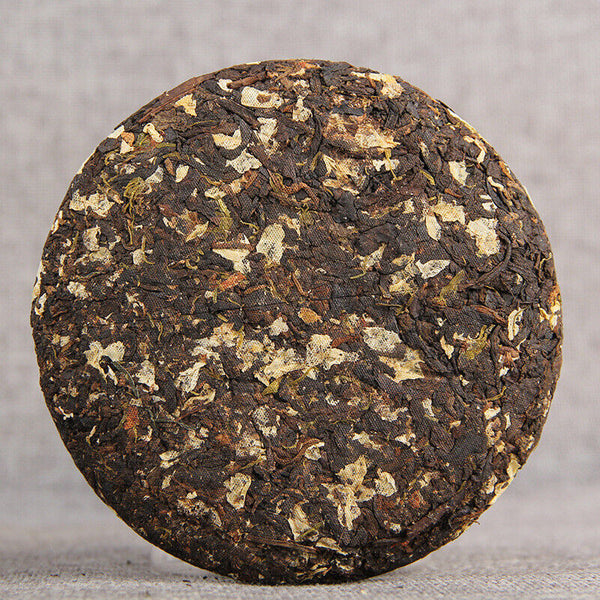 HelloYoung 100g*5 Pu-erh Tea Jasmine Tea Cake Pu-erh Ripe Tea Weight Loss Health
