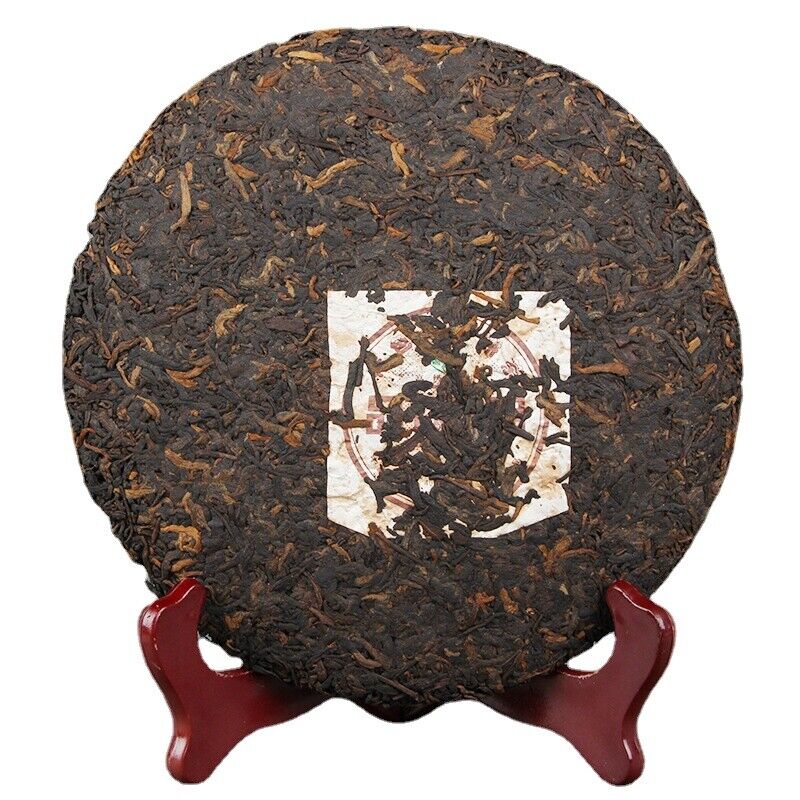 HelloYoung Pu'er Tea Factory Cloud Buds Pu'er Tea Ripe Tea Cake Yunnan Qizi Cha 400g/14.1oz