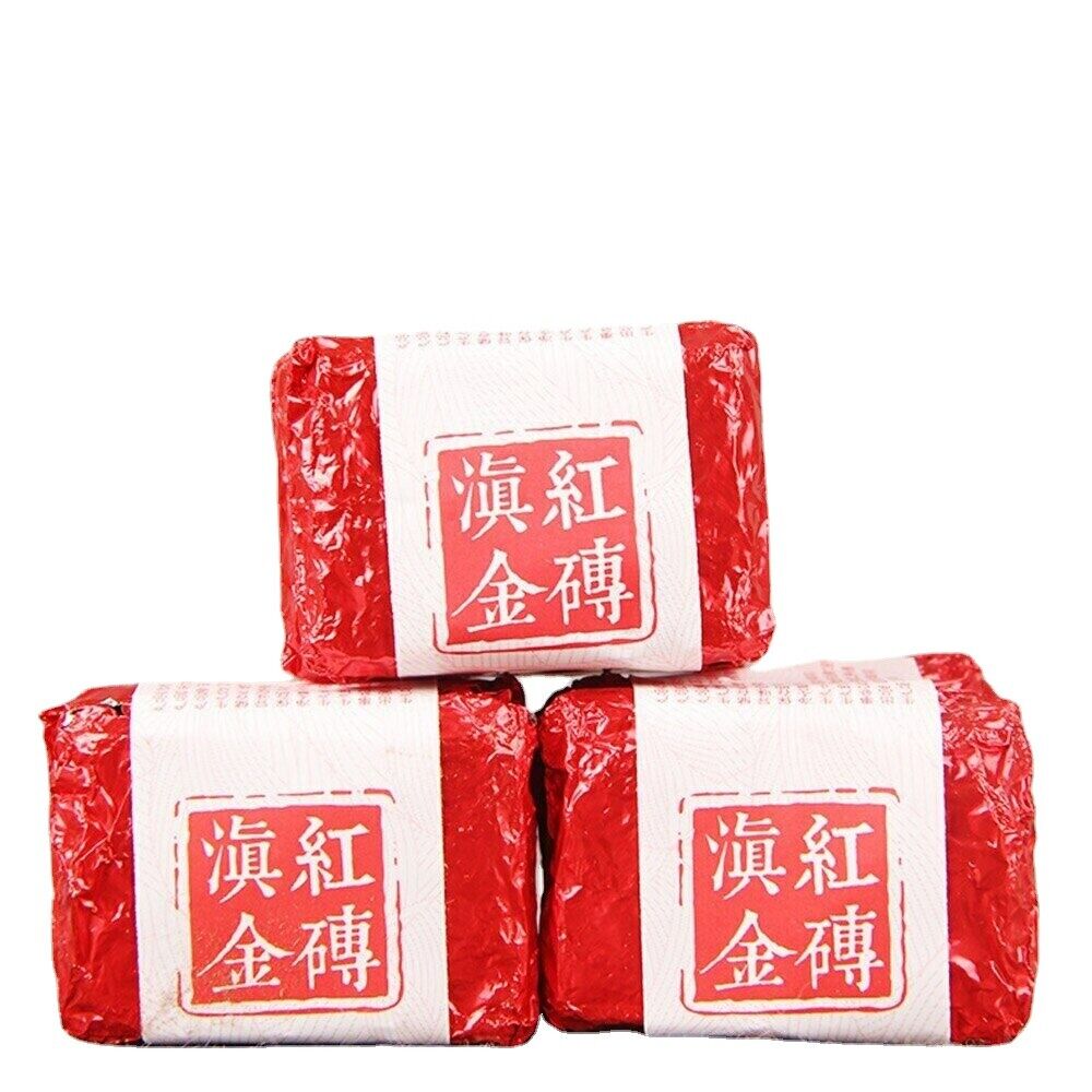 HelloYoung 100g Small Compressed Tea Black Tea Mini Fengqing Yunnan Dianhong Gold Cube Main image