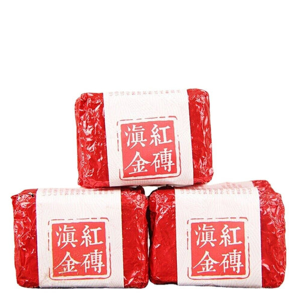 HelloYoung 100g Small Compressed Tea Black Tea Mini Fengqing Yunnan Dianhong Gold Cube