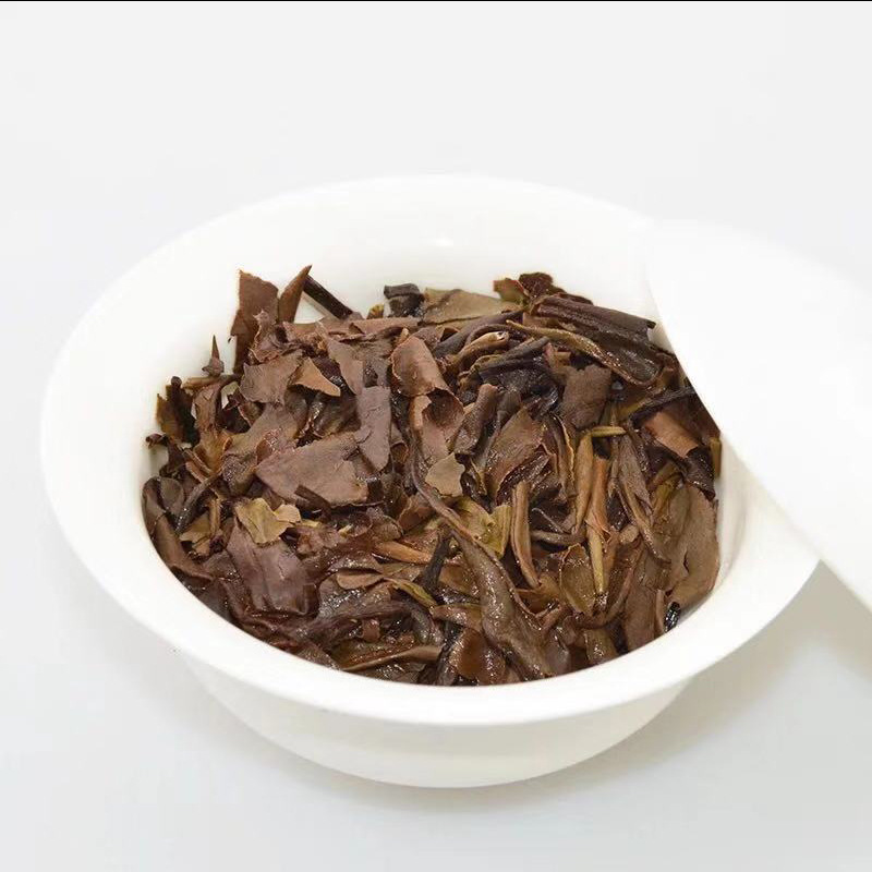 Shou Mei Tea Cake High Mountain Sun Natural Organic Aged Old White Tea 350g