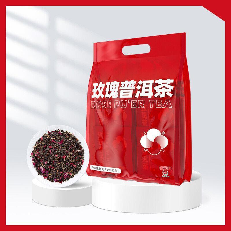 Wedding Boxed Happy Tea Souvenir New Product Baiyun Mountain Rose Pu'er Tea