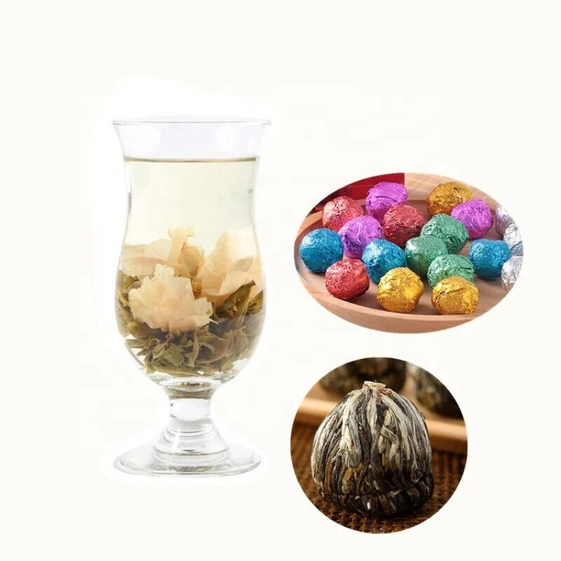 Organic Green Tea Base Blooming Flowering Tea Art Tea Ball Flowering Tea 20pcs Main image