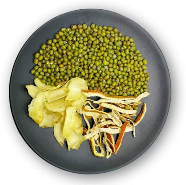 140g 4.9oz Cantonese Soup-orange peel &Mung bean& lily Sweet Soup-(Pack of 1)