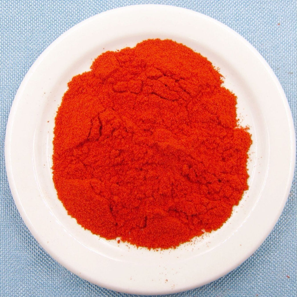 Getrockneter Bio-Bonnet-Chilipfeffer gemahlen Pulver Sehr scharf