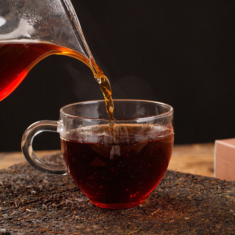 HelloYoung 1kg Anhua black tea Jinhua handmade Fu brick tea Tianjian raw material black tea
