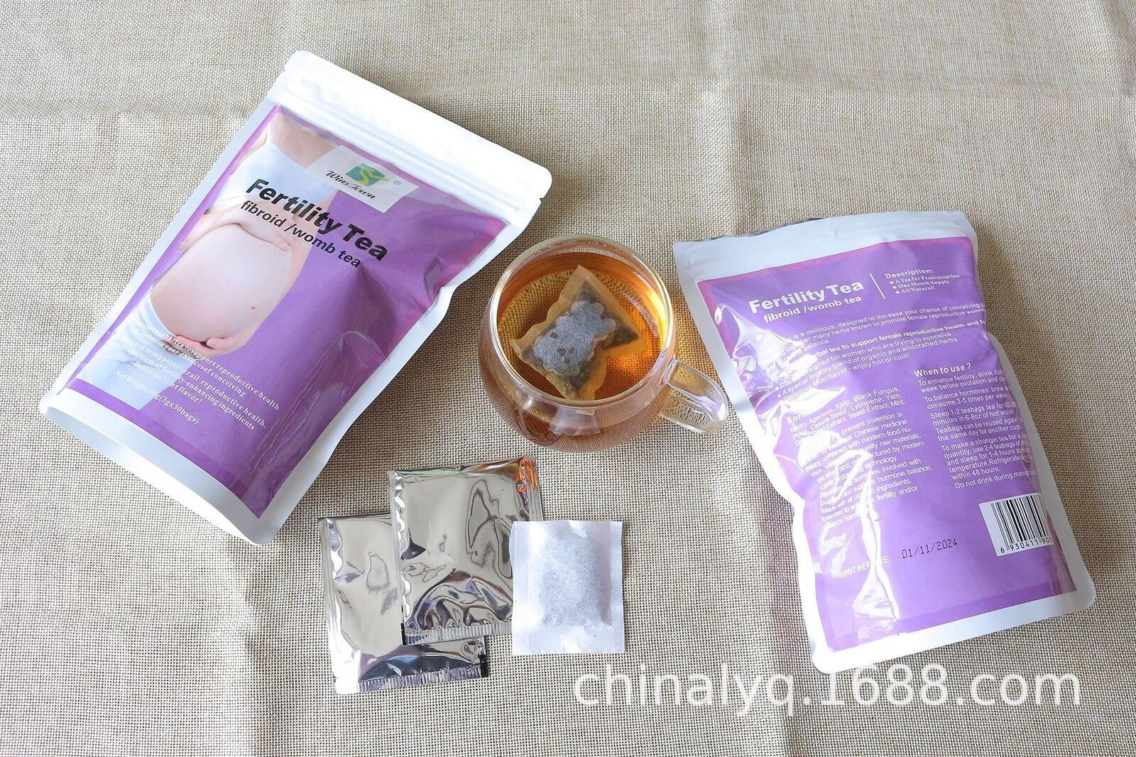 Fertility Tea Man Women Female Fibroid Womb Detox Tea 3g*30bags Healthy Drink