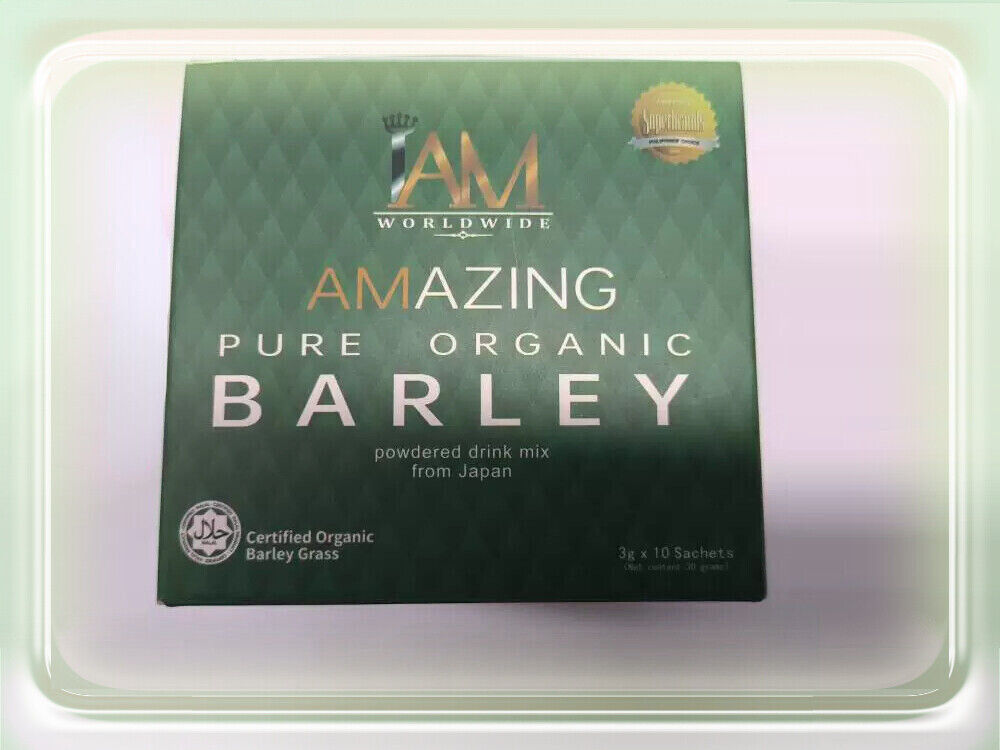 IAM Amazing Pure Organic Barley Power Drink Mix 6 Boxes Or 60 Sachet Secondary image