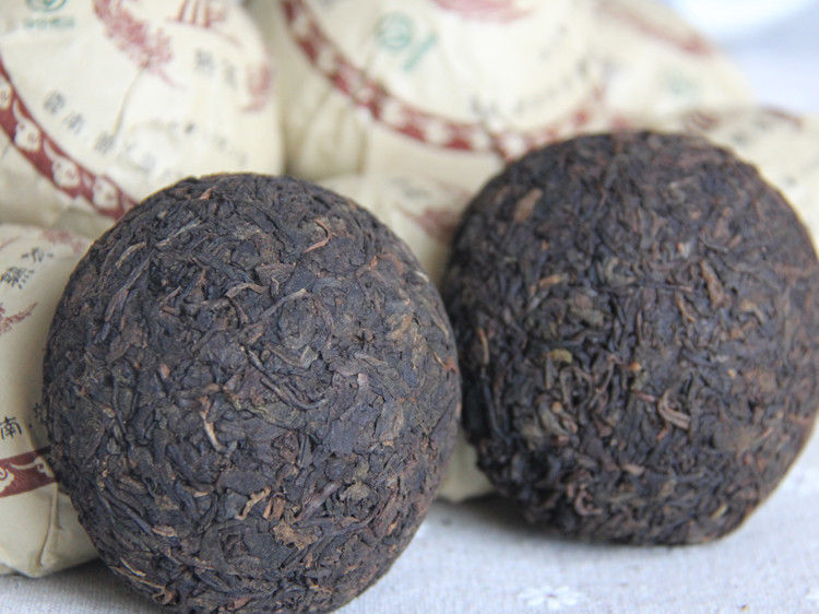 HelloYoung 100g Chinese Ripe Puer Tea Yunnan Mini Puer Black Tea Organic Tea Healthy Drink
