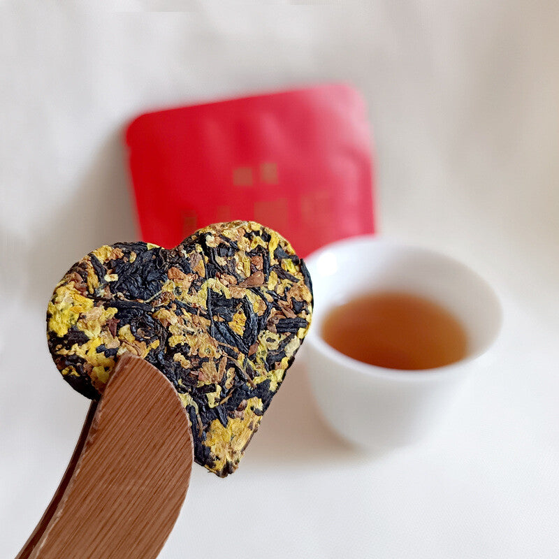 20 years Supply Yunnan puer tea heart-shaped pu'erh tea weight loss loose tea Main image