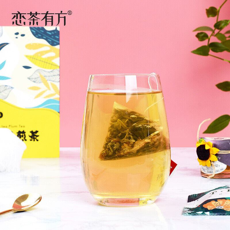 HelloYoung 30g Box packed triangular tea bag white peach oolong tea flower fruit tea bag