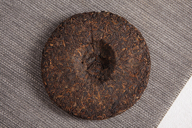HelloYoung 100g Yunnan Pu'er Tea Menghai Ripe Tea Old Pu'er Jiao Mu Ripe Tea Cake