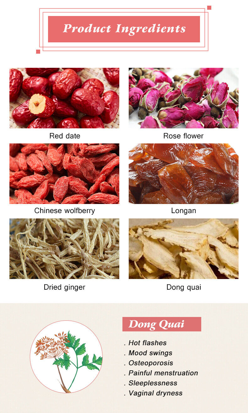 Herbs Warm Womb Detox Tea Female Fertility Tea Uterine Toxin Menstruation Tea