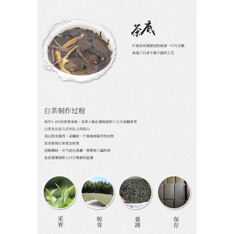 White Tea Healthy Drink 150g High Quality Chen Pi Old White Tea Fuding