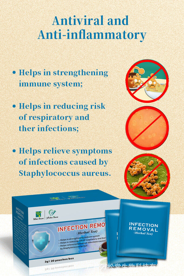 Infection Removal Tea Antiviral and Anti-inflammatory Herbal Antibacterial Tea