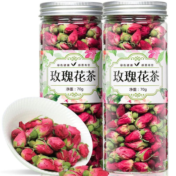 Natürlicher Rosentee Kräutertee Double Red Rose Dry Rose Pingyin Rosentee 70g