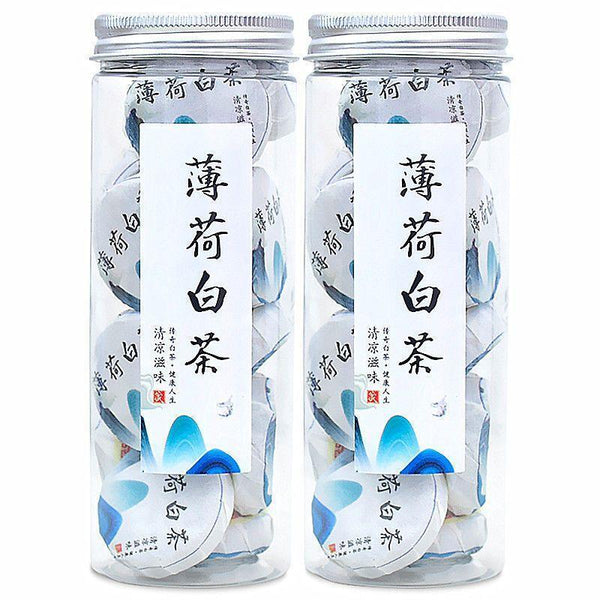Mint Old White Tea Aged Shoumei White Tea Tangerine Peel Mini Tea Cake 100g