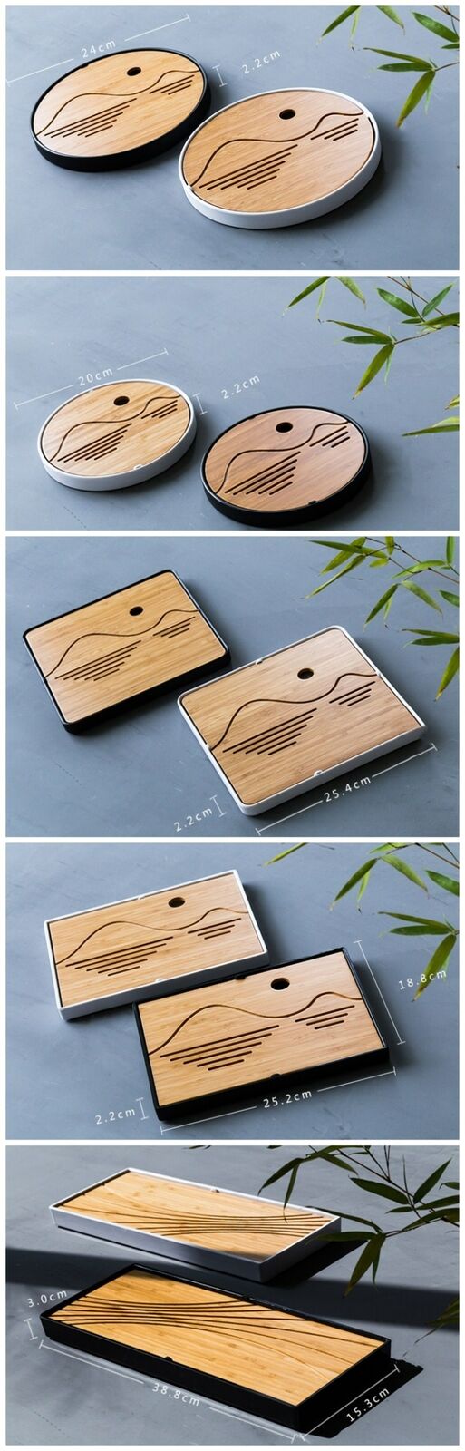 Tea Tray Bamboo Tea Tray Chinese Kung Fu Tea Set Tea Traditional Tea Set Tray