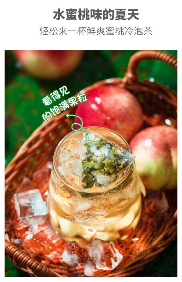 Peach White Peach Oolong Tea Bags Fruit Floral Blend Healthy Natural Small Packs