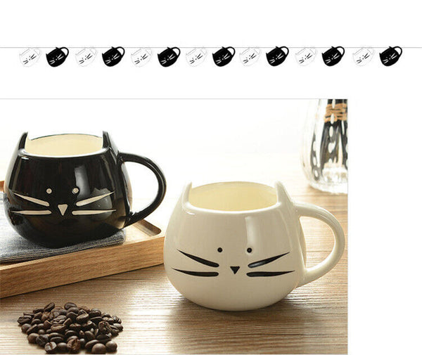 Ceramic Tea Set Cat Coffee Mug Cup Animal Milk Creative Coffee Porcelain Tea Cup