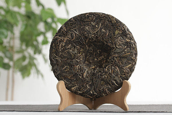 HelloYoung 357g Yunnan Pu'er Tea Banzhang Yinhao Old Tree Pu'er Raw Cakes Seven Seeds Cake