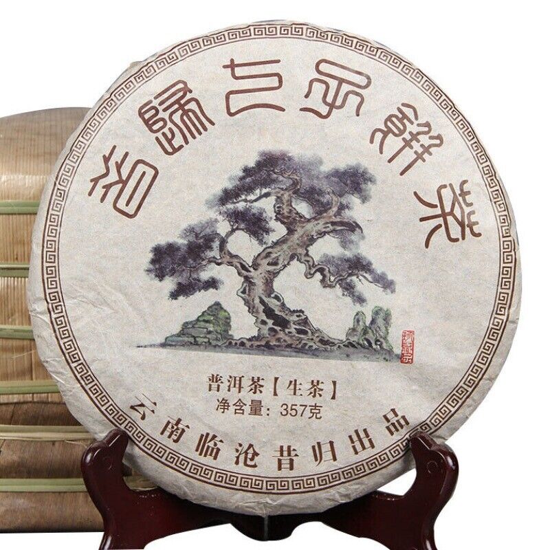 Organic Raw Puer Tea Cake Xigui Natural Raw Puerh Slimming Tea 357g/12.59oz Main image