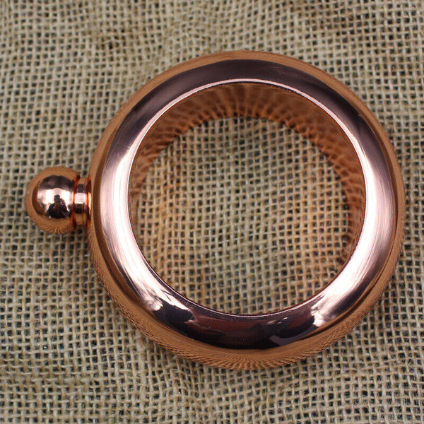 Wine Bottle Alcohol Drinkware Bangle Bracelet Hip Flask Portable Whiskey Vodka