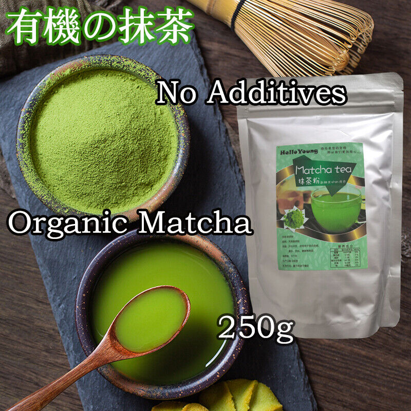 Matcha Latte Tea Powder Vegan Detox Destress Antioxidants Authentic Slimming
