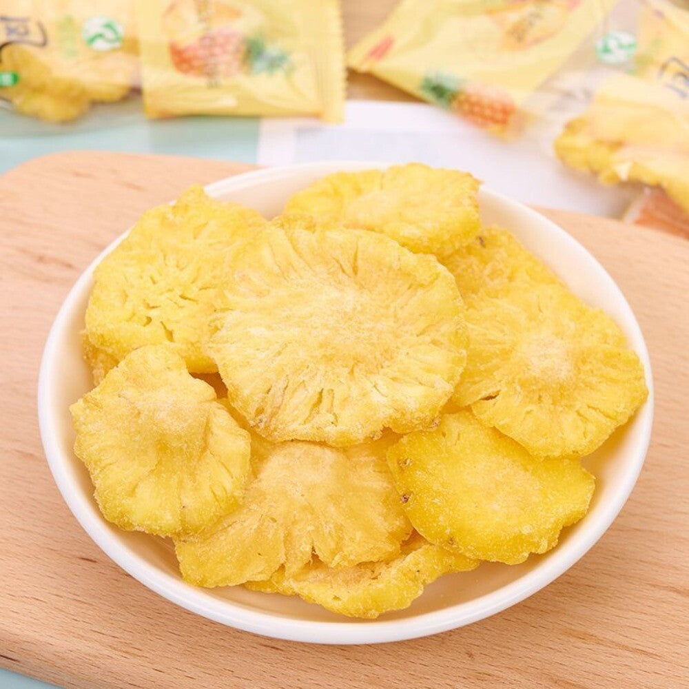 Dried Pineapple Slices Original Flavor Natural Sweet Fruit Snack Healthy Chips Main image