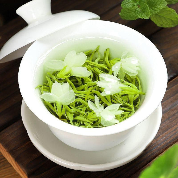 Supports Digestion Calming Effects Jasmine Tea Robust Flavor with Fresh Leaves