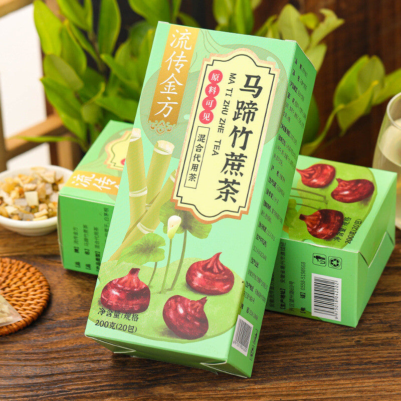 Horseshoe & Bamboo Cane Tea Triangular Pack 200g/20pcs Fruit Comb Main image