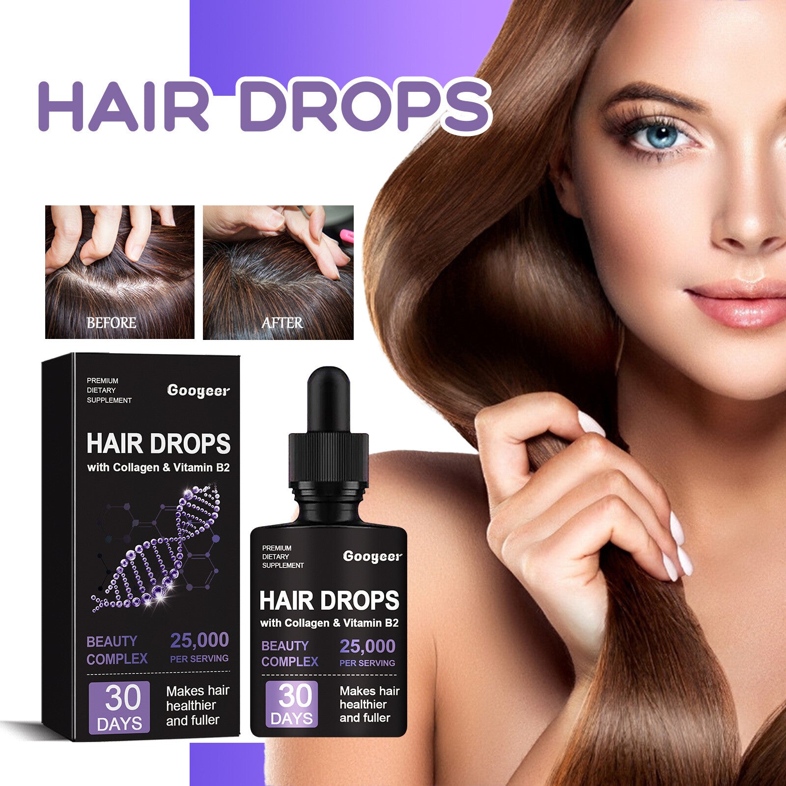 Follicle Dense Hair Drops Repair Follicles Hair Nourish Hair Root Thickening30ml Main image