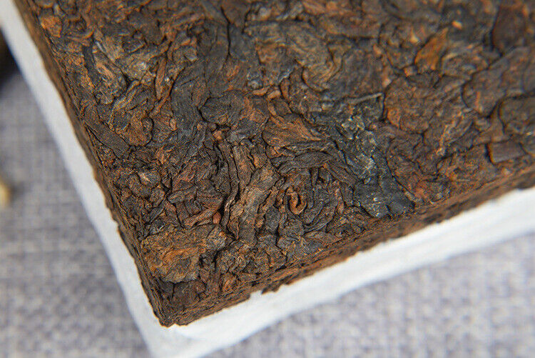 HelloYoung Pu'er Tea Golden Bud Brick 250g Ripe Tea Brick Healthy Drink