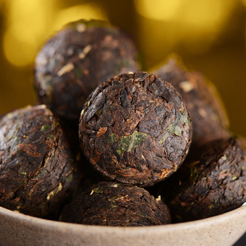 500g Yunnan Pu'er Ripe Tea Glutinous Rice Aroma Xiaotuo Tea Strong Aroma Type Main image