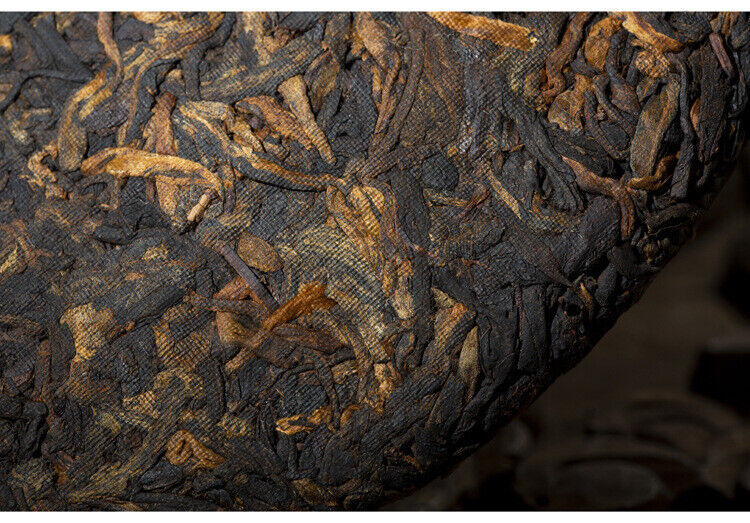 HelloYoung Lao Banzhang Puerh Ripe Tea Cake Menghai Brown Mountain Seven Cakes 357g/12.59oz