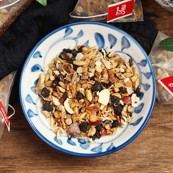 HelloYoung 100g Organic Jujube Seed Healthy Herbal Tea Lotus Tea Suanzaoren Lianzi Herb Tea