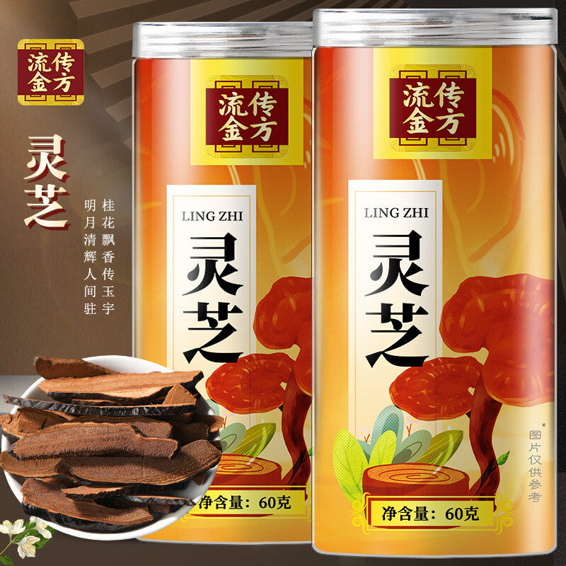 Heirloom Gold Formula Ganoderma Jar 60g Infusion Ganoderma Lucidum Slices Main image