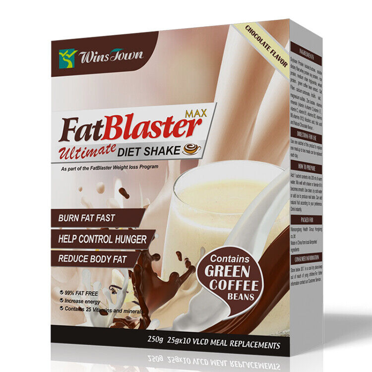 Fat Blaster Diet Replacement Weight Loss Chocolate Flavor Instant Coffee 25g*10